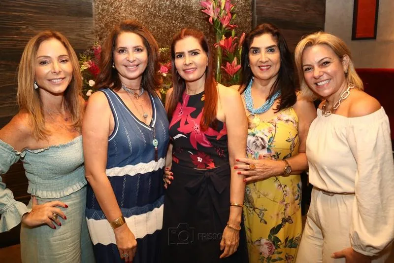 Ana Paula Daud, Márcia Andréa, Lorena Pouchain, Isabele Leitão e Erika Queiroz