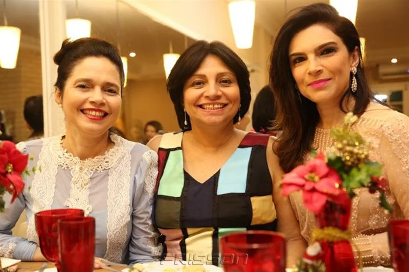 Evelucia Melo, Clelia Lustosa e Faiana Lustosa