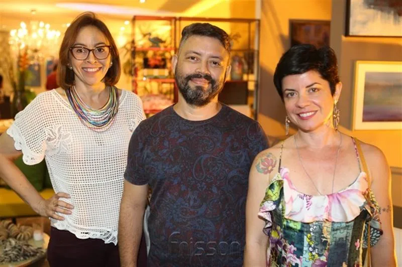 Cristiane Siqueira, José Nascimento e Fernanda Lima Verde