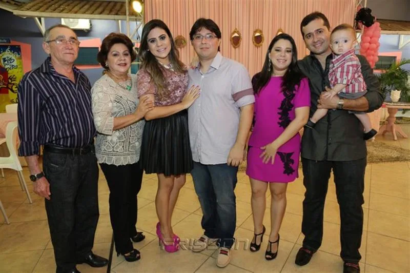 Antônio, Fátima, Raquel Ivo, Davi Montenegro, Renata, Igor e Iuri Ivo