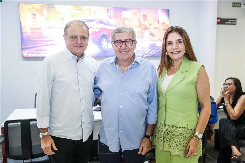 Daniel, Miguel e Cristiane Figueiredo