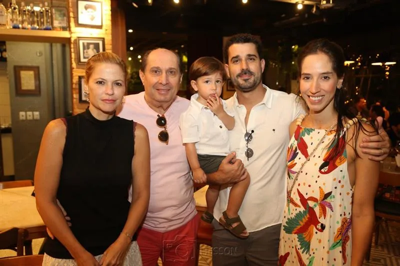 Andrea Juaçaba, Aguinaldo, João, Felipe e Lina Lima