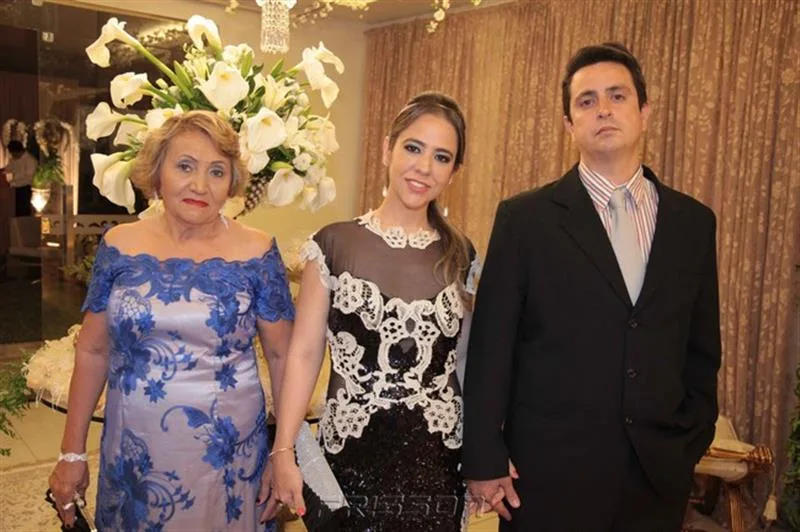 Ana Elza, Erica e Edberto Lemos