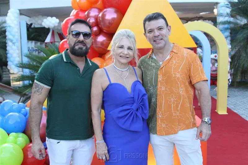 Adan Vieira, Rosângela Dias e Alan Carvalho