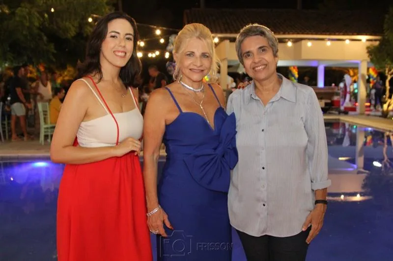 Carol Veras, Rosângela Dias e Hêlo Salles
