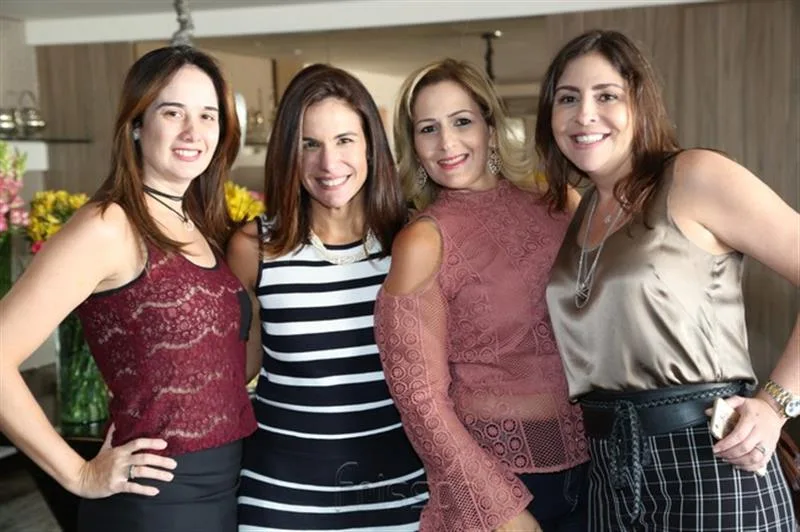Gisela de Castro, Ana Virgínia Martins, Márcia Peixoto e Cristiane Faria