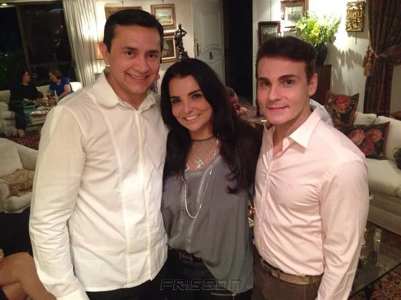Andrade Medonça, Deborah Sales e Rodrigo Maia