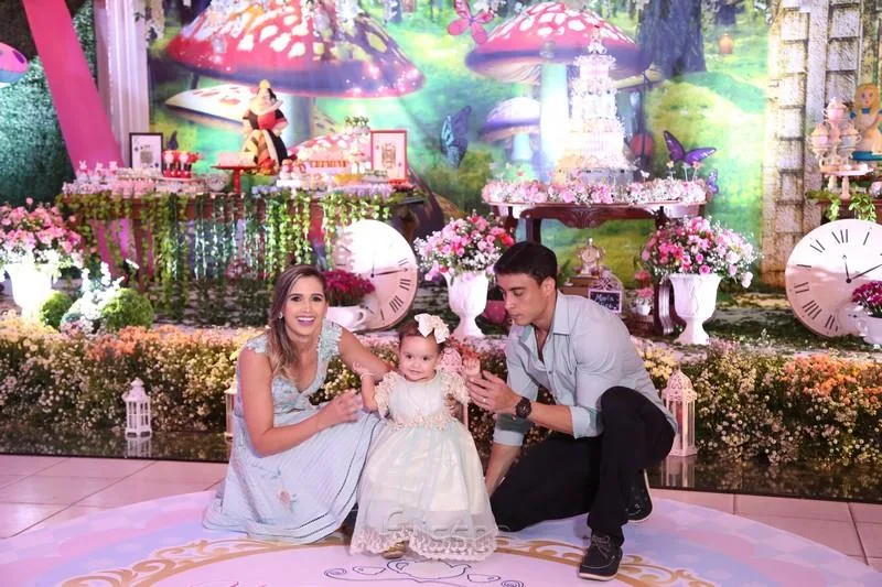 Nayanna, Maria Alice e Ricardo Gadelha
