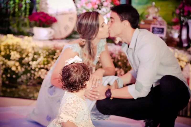 Nayanna, Maria Alice e Ricardo Gadelha