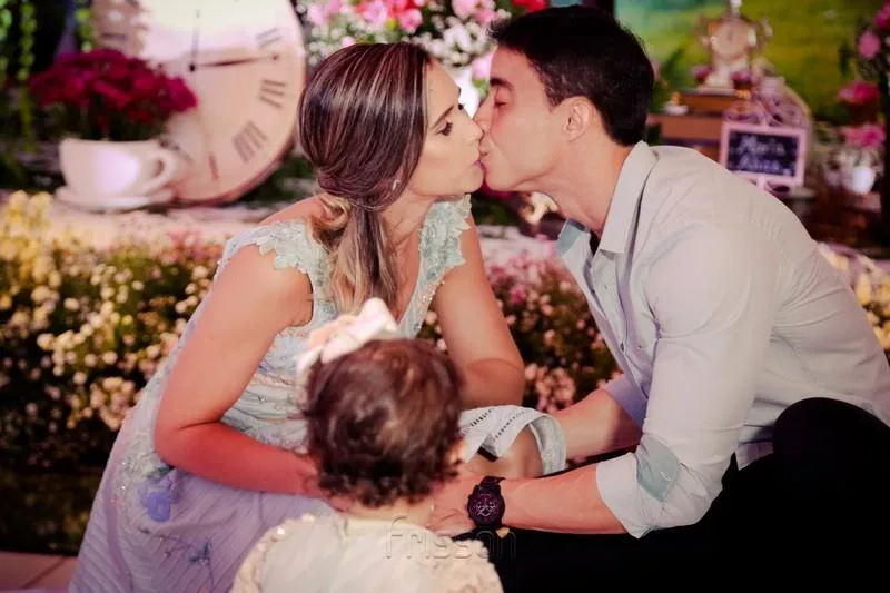 Nayanna, Maria Alice e Ricardo Gadelha