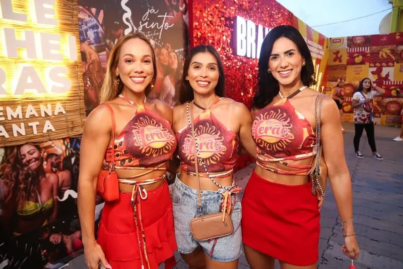 Amanda Saraiva, Ruhama Rolim e Luana Torres
