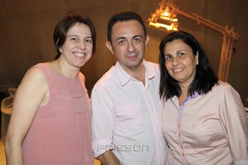 Fátima Vasconcelos, Roger Monte e Marcia Albuquerque