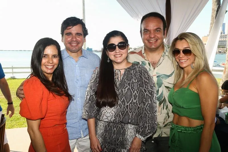 Clarissa Matos, Pedro Meneleu, Márcia Ildefonso, Tales Carvalho e Emmanuelle Oliviera