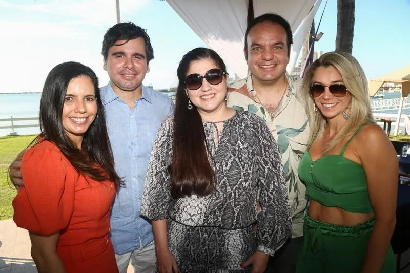 Clarissa Matos, Pedro Meneleu, Márcia Ildefonso, Tales Carvalho e Emmanuelle Oliviera