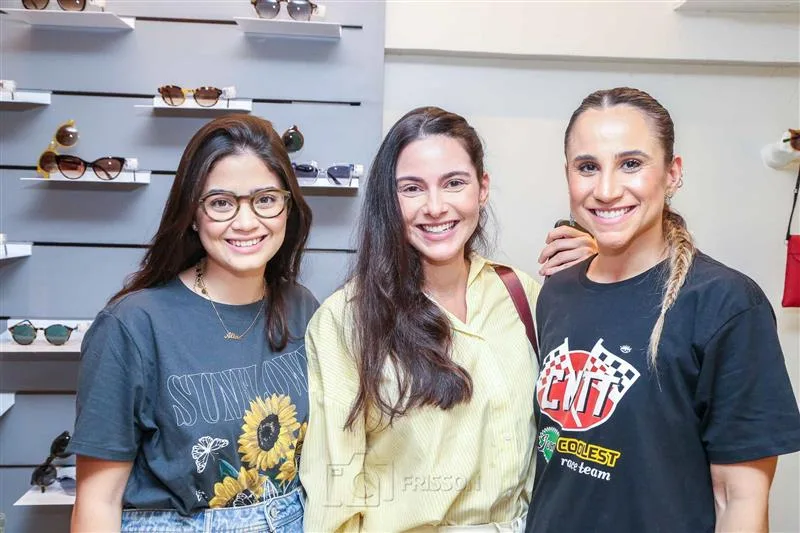 Aline Guimarães, Milena Holanda e Roberta Fernandes