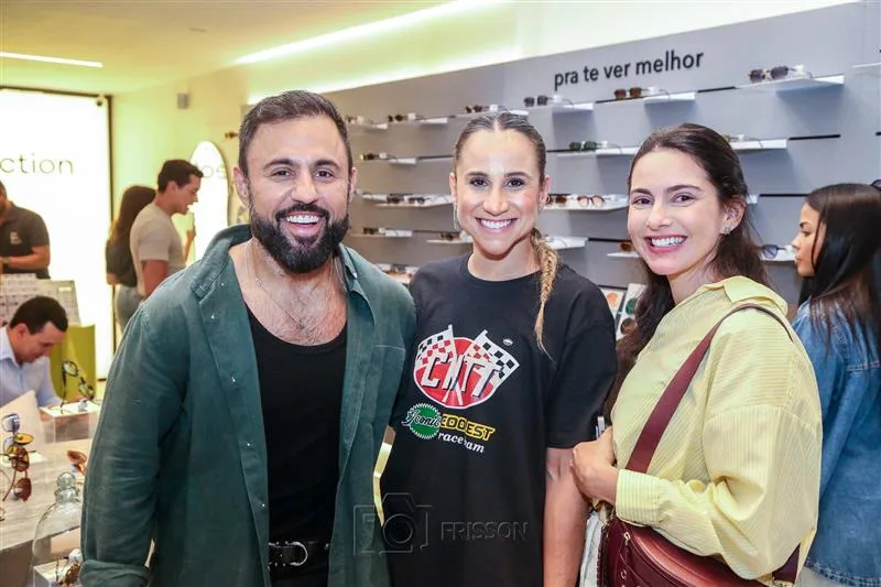 Cicero Marx, Roberta Fernandes e Milena Holanda
