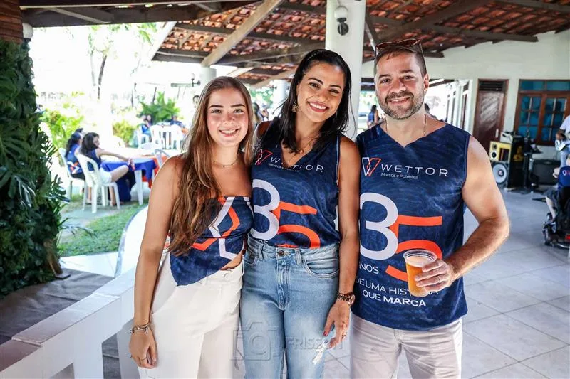 Beatriz Oliveira, Alexsandra Nogueira e Christiano Gomes de Matos