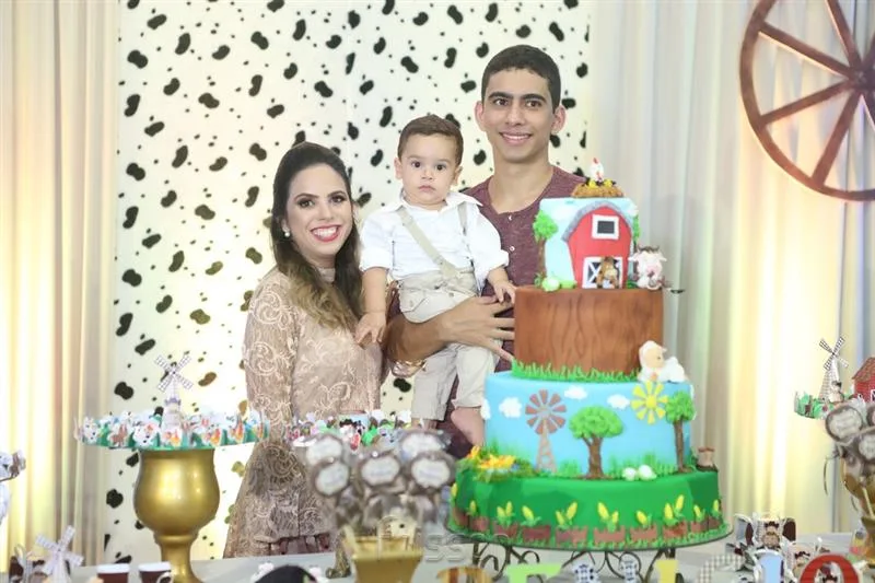 Bárbara, Benício e Ícaro Soares