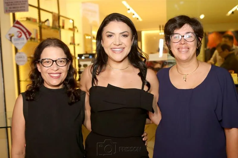 Carine Ramos, Nayara Andrade e Telma Justa