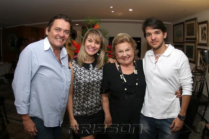 Zezinho, Rafaela, Ivone e Leonardo Rebouças