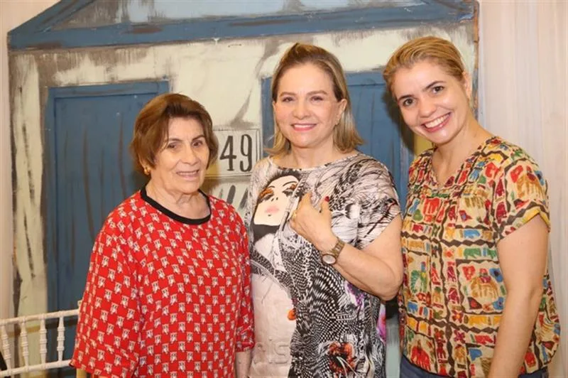 Alaide Pinto, Natercia e Ana Amélia Jereissati
