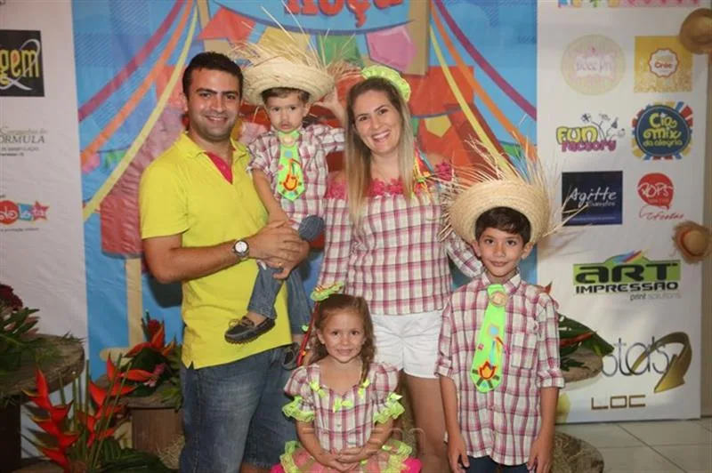Amarildo, Antonio, Louise, Amarildo Neto e Luisa Rolim