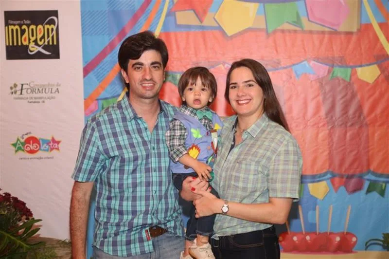 Antonio, Arthur e Ju Melo