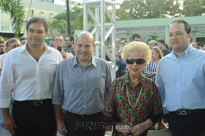 Edson Queiroz Neto, Roberto Cláudio, Yolanda e Otávio Queiroz