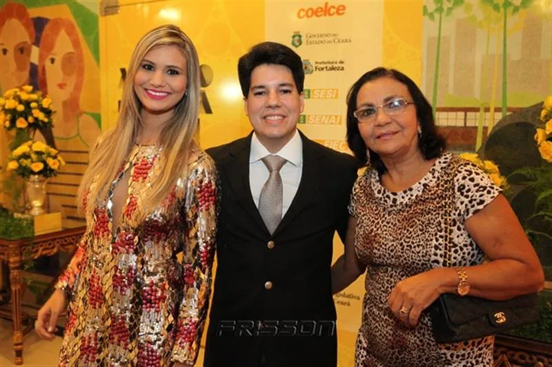 Aline, Andrei Aguiar e Leda de Castro