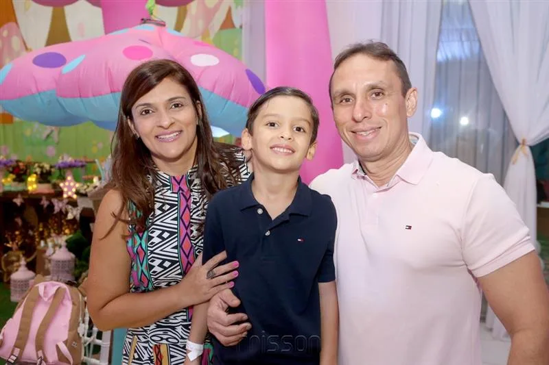 Andrea, Arthur e Roberto Barreto
