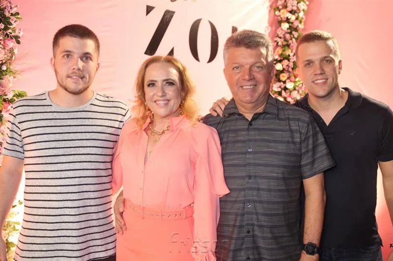 Bruno, Fernanda, Carlos e Carlos Arruda Filho