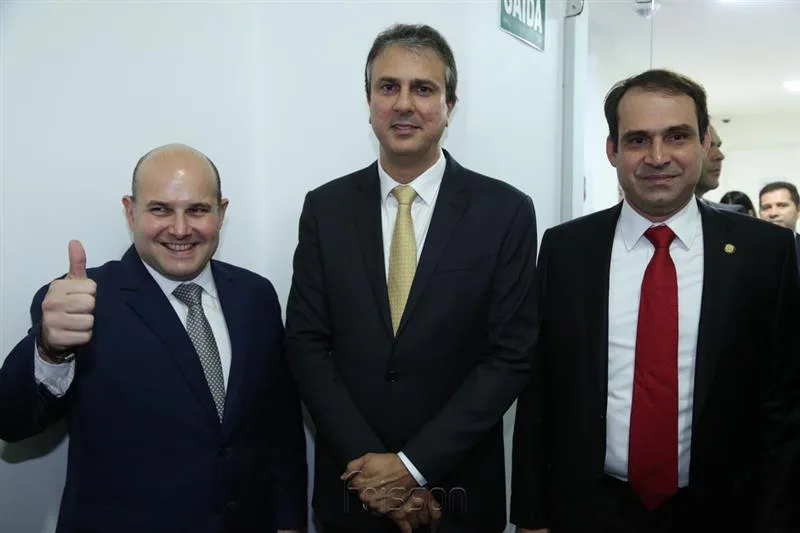 Roberto Claudio Bezerra, Camilo Santana e Salmito Filho