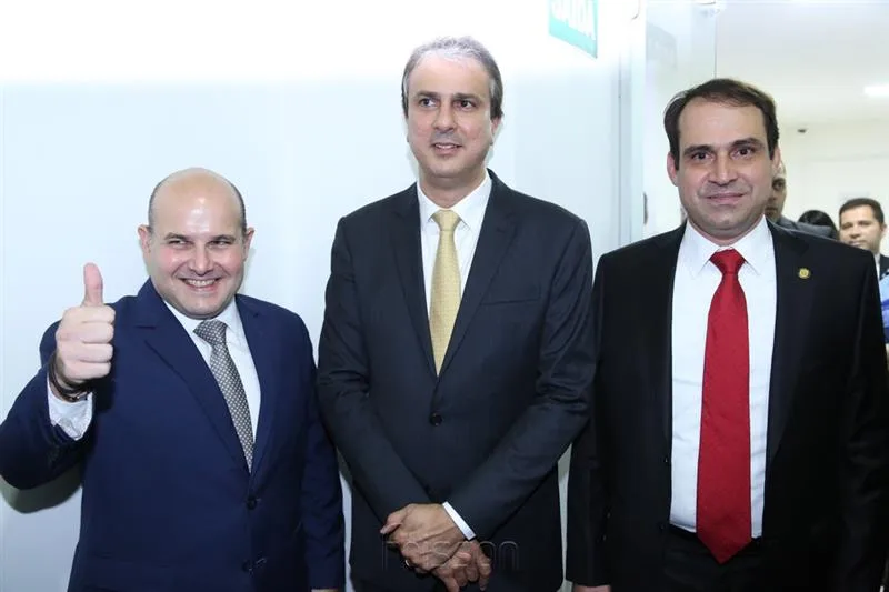 Roberto Claudio Bezerra, Camilo Santana e Salmito Filho
