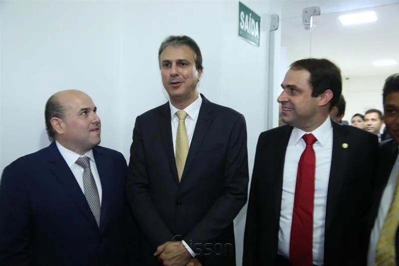 Roberto Claudio Bezerra, Camilo Santana e Salmito Filho