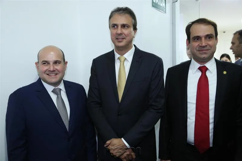 Roberto Claudio Bezerra, Camilo Santana e Salmito Filho