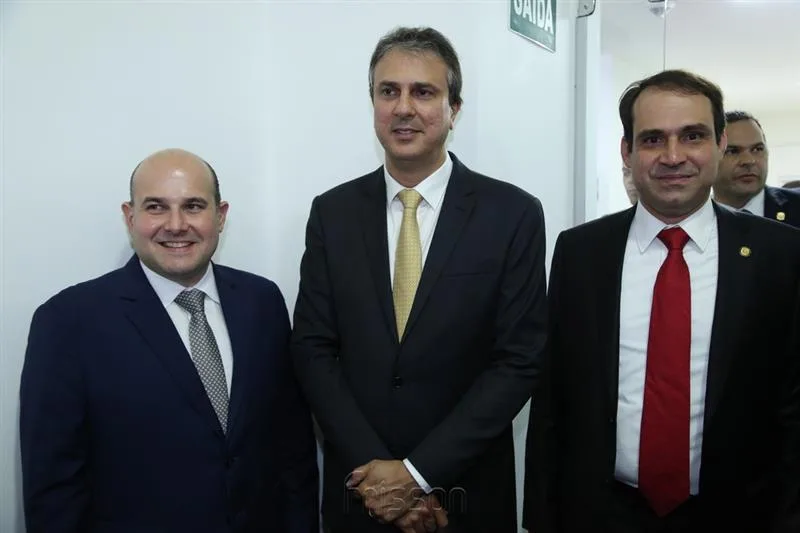 Roberto Claudio Bezerra, Camilo Santana e Salmito Filho