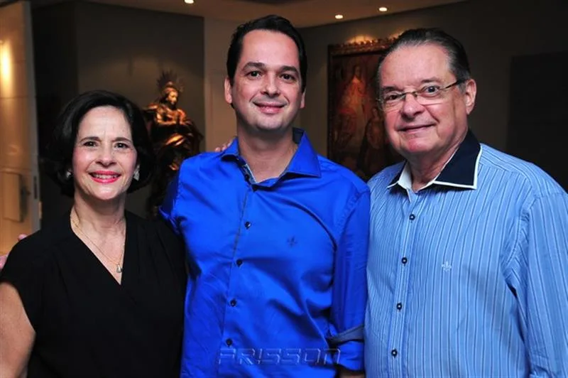 Cristina, Marcelo e Valman Miranda