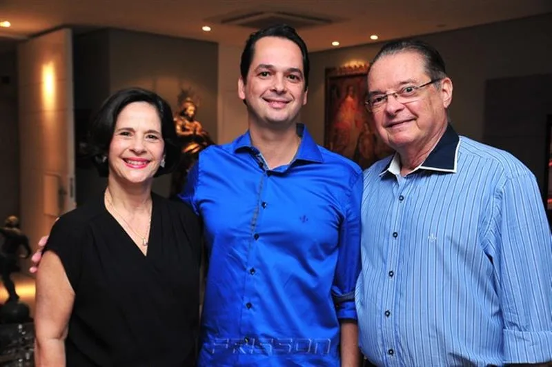 Cristina, Marcelo e Valman Miranda