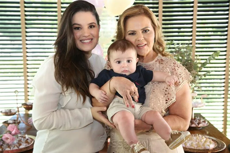 Andrea, Petrônio e Teka Leitão
