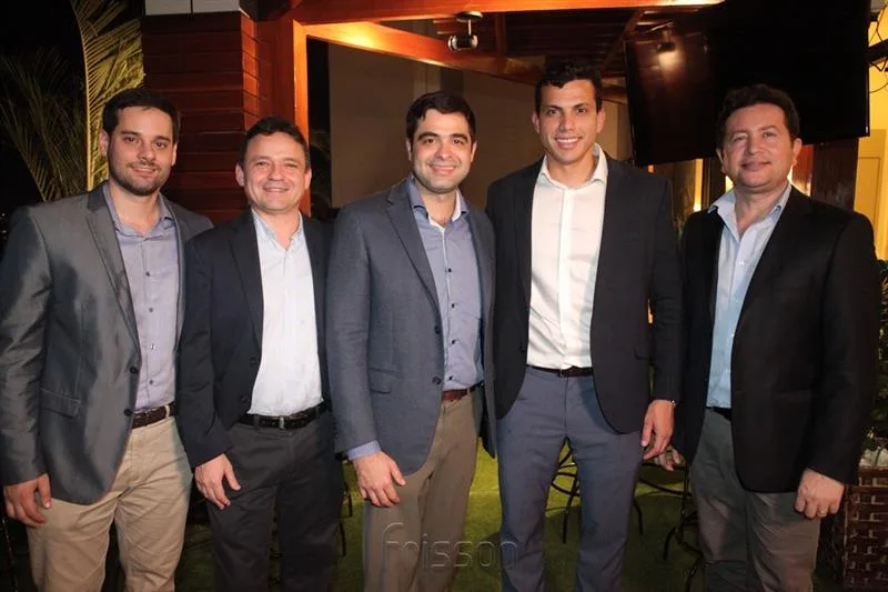 Adriano Vasconcelos, Wilson Parente, Ibrain Cavalcante, Helmut Poti e Jeferson Paes de Andrade