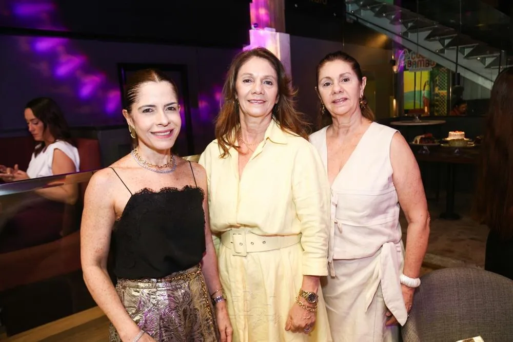 Carla Nogueira, Márcia Barros e Mônica Girão