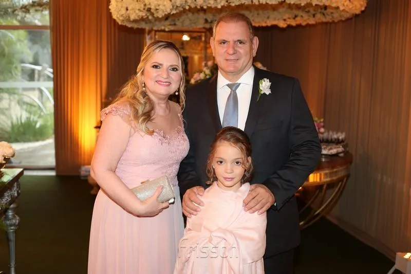 Bianca, Regina e Luis Carlos Francischini