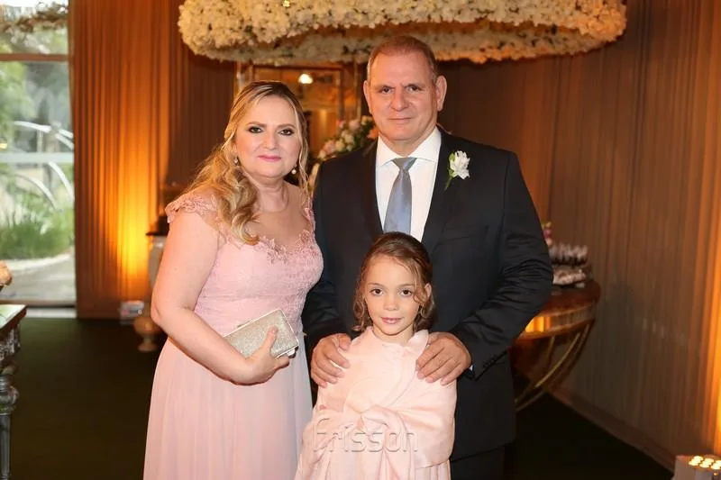 Bianca, Regina e Luis Carlos Francischini