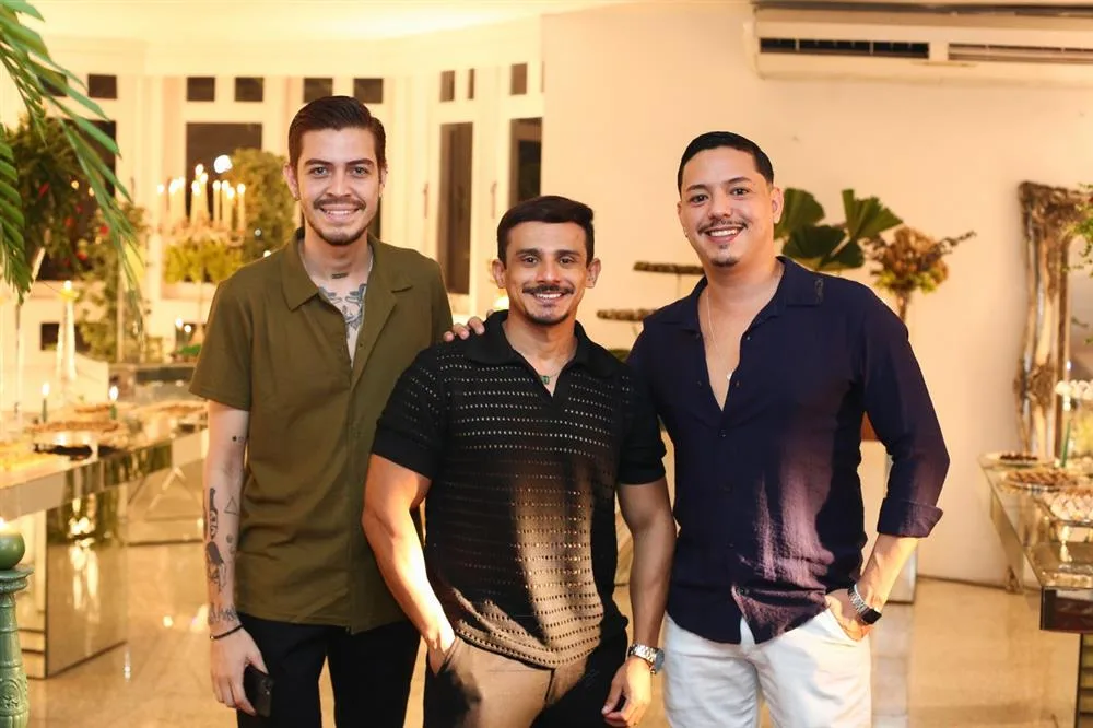 Anderson Augusto, Élio de Angelys e Carlos Landim