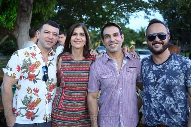 Alan Carvalho, Adriana Namen, Adan Vieira e Evandro Melo