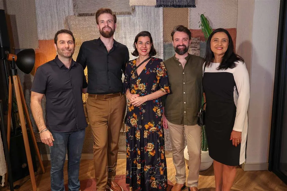 Bernardo Albuquerque Jr, Bruno Yanke, Raquel Menezes, Cleiton Cipriani e Emanuelle Pimenta