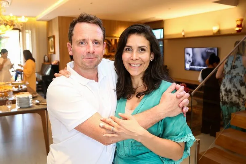 Clarissa Magalhães e Sebastien Janney