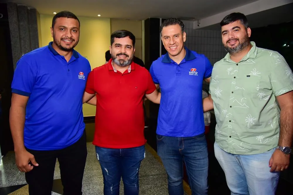Atos Mateus, Fabricio Sousa, Alexandro Rodrigues e Thiago Martins