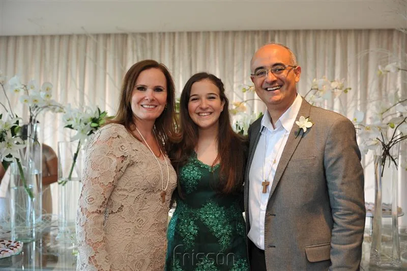 Andrea, Raquel e Roger Valim