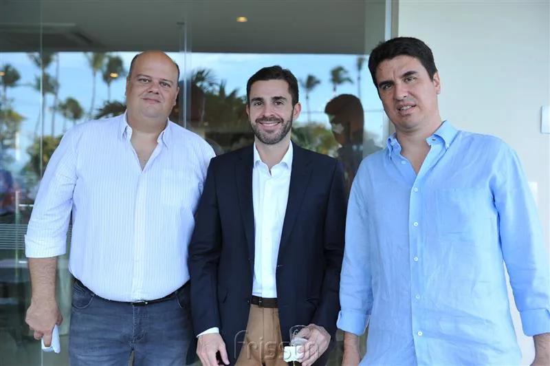 Carlos Eduardo, Miguel Figueredo e Dercio Forte